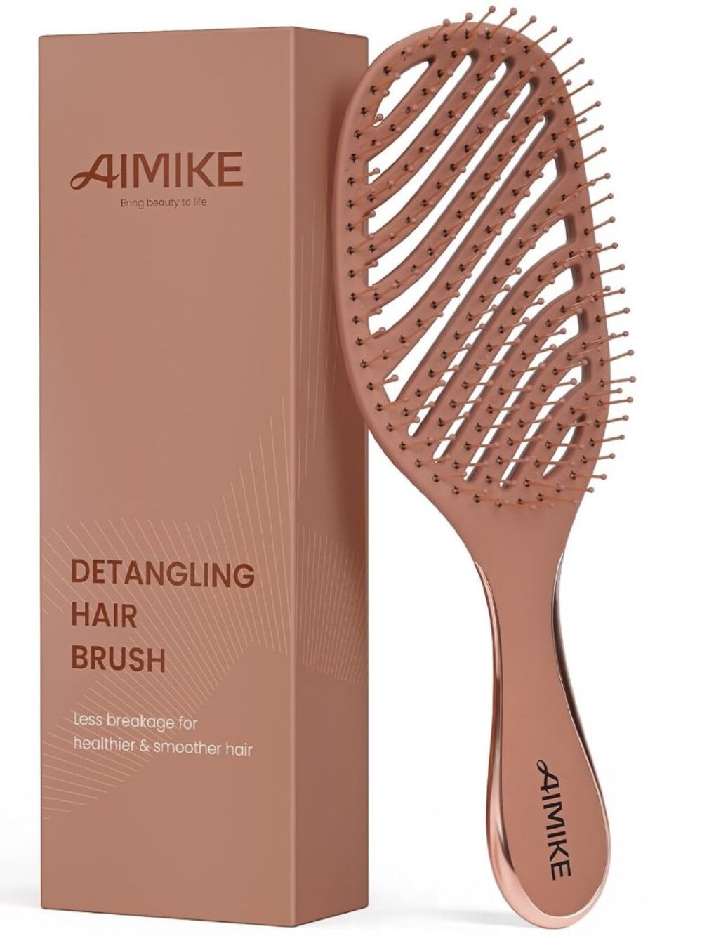 Detangler Brush, Wet Dry Vented Hair Brush w/Soft Bristles